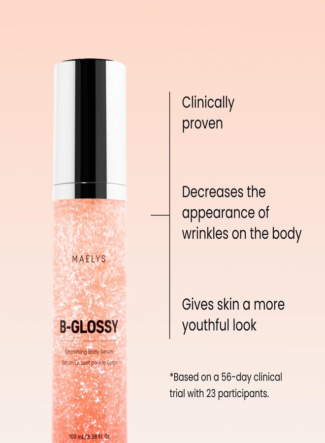 Maelys MAËLYS B-GLOSSY Smoothing Body Serum for Women - Hyaluronic Acid & Peptide Formula - Helps Reduce the Look of Wrinkles, Texture & Crepey Skin - Lightweight, Fast-Absorbing Anti-Aging Serum (3.4 Fl Oz) - Image 2